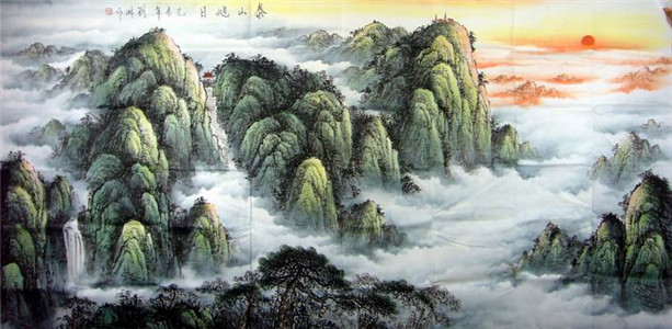 客厅摆放什么字画最好