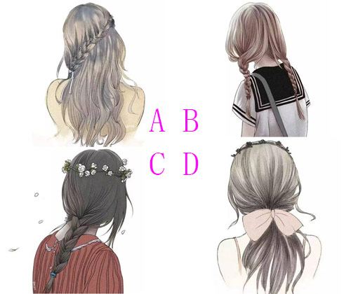 心理测试：4款少女发型，哪款最有朝气？测你有哪种绝世才华