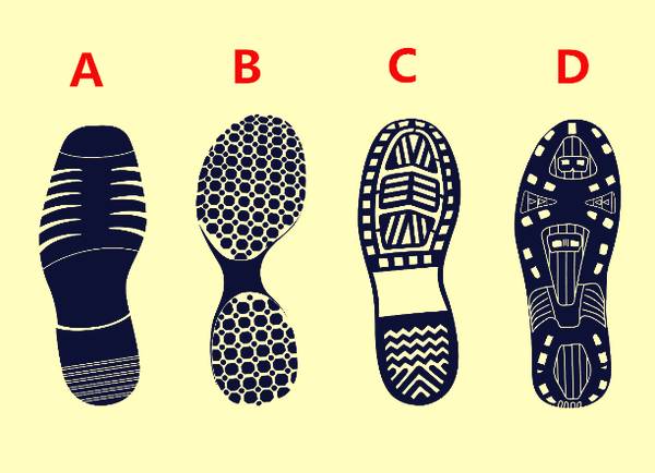 心理测试：选择一个脚印，看你会过怎样的生活？